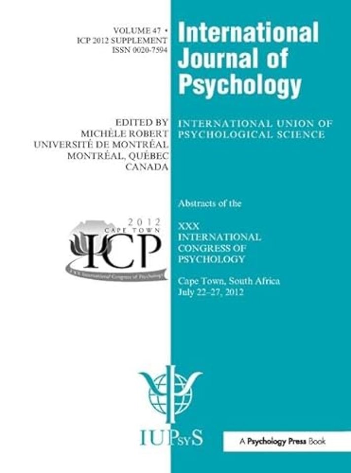 XXX International Congress of Psychology: Abstracts