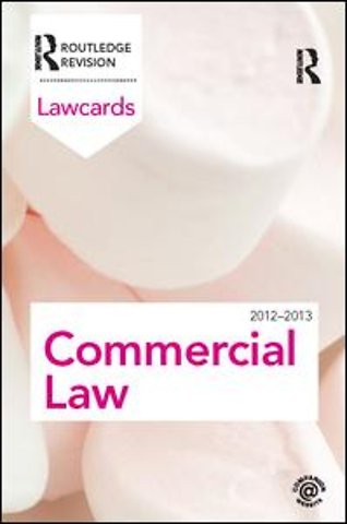 Commercial Lawcards 2012-2013