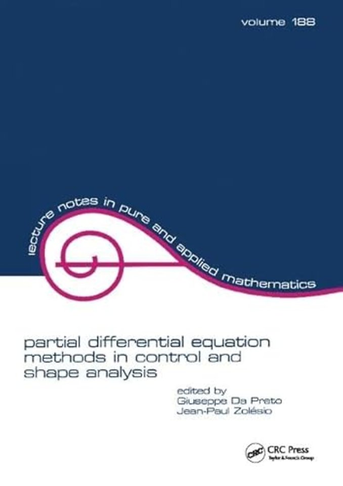 partial differential equation methods in control and shape analysis