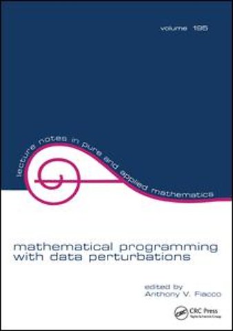 Mathematical Programming with Data Perturbations