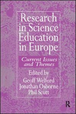 Research in science education in Europe