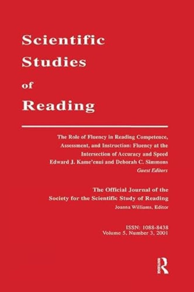 Role of Fluency in Reading Competence, Assessment, and instruction