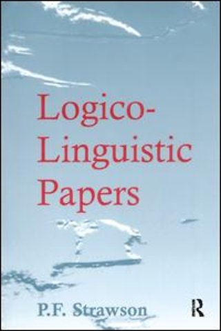 Logico-Linguistic Papers