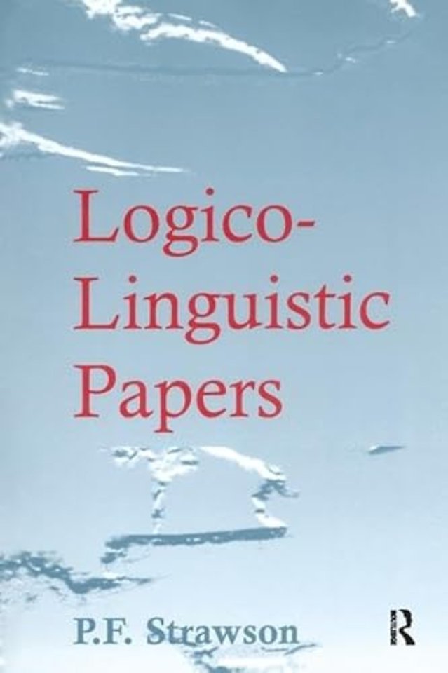 Logico-Linguistic Papers