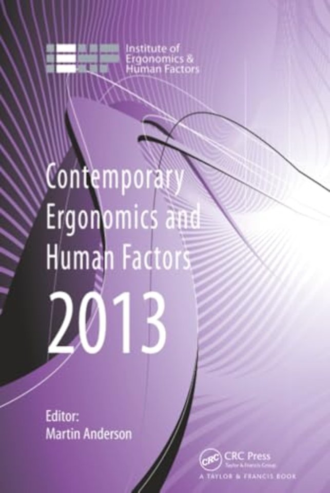 Contemporary Ergonomics and Human Factors 2013