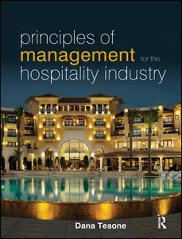 Principles of Management for the Hospitality Industry