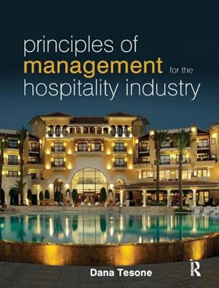 Principles of Management for the Hospitality Industry