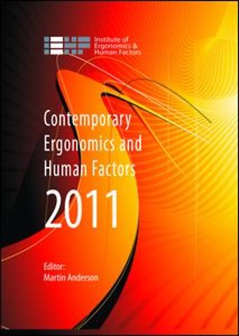 Contemporary Ergonomics and Human Factors 2011