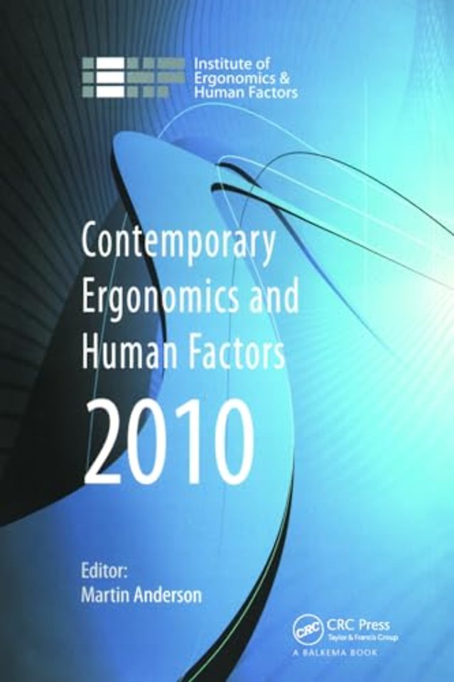 Contemporary Ergonomics and Human Factors 2010