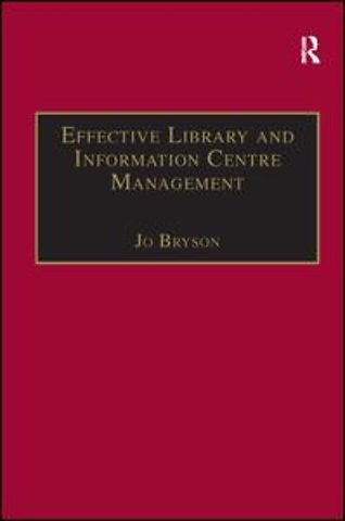 Effective Library and Information Centre Management