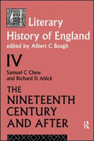 Literary History of England Vol. 4