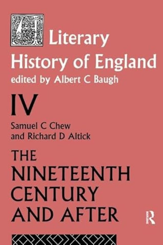 Literary History of England Vol. 4