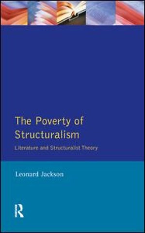 Poverty of Structuralism