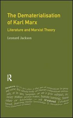 Dematerialisation of Karl Marx