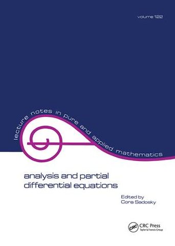Analysis and Partial Differential Equations