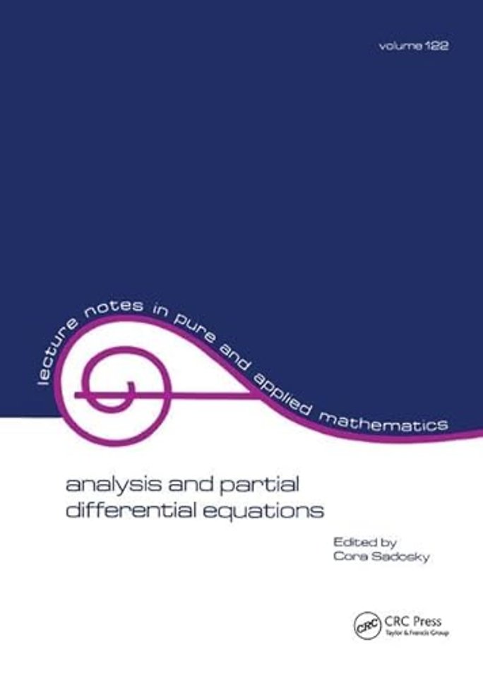 Analysis and Partial Differential Equations