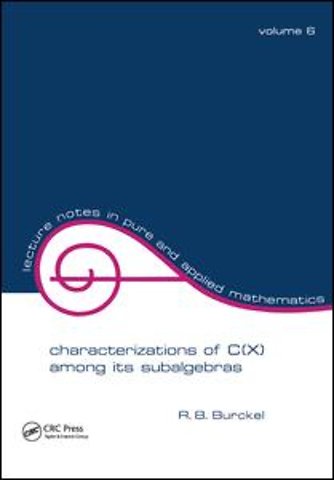 Characterization of C(x) among its Subalgebras