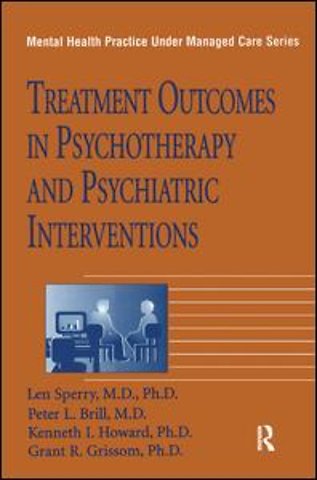 Treatment Outcomes In Psychotherapy And Psychiatric Interventions
