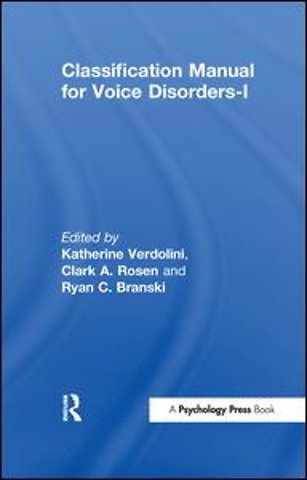 Classification Manual for Voice Disorders-I