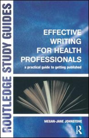 Effective Writing for Health Professionals
