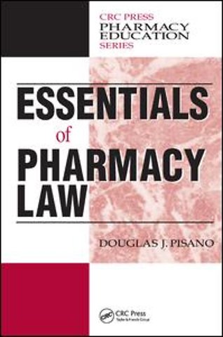 Essentials of Pharmacy Law