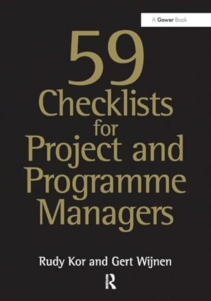 59 Checklists for Project and Programme Managers