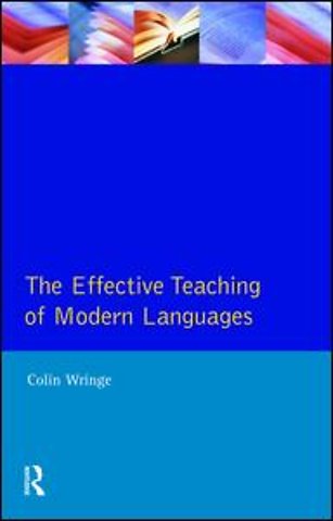 Effective Teaching of Modern Languages