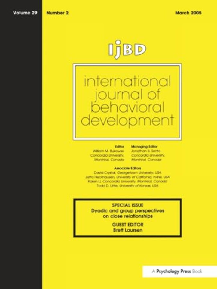 Dyadic And Group Perspectives On Close Relationships