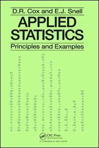 Applied Statistics - Principles and Examples