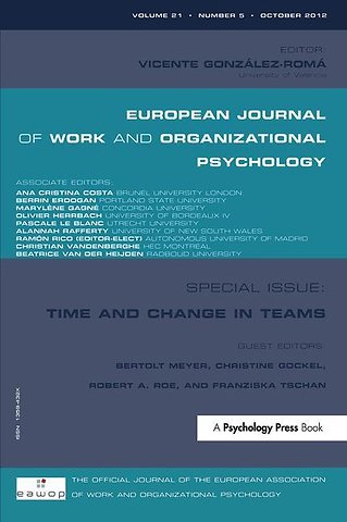 Time and Change in Teams