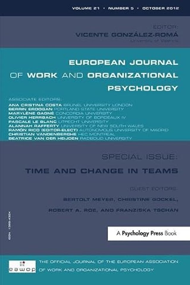 Time and Change in Teams