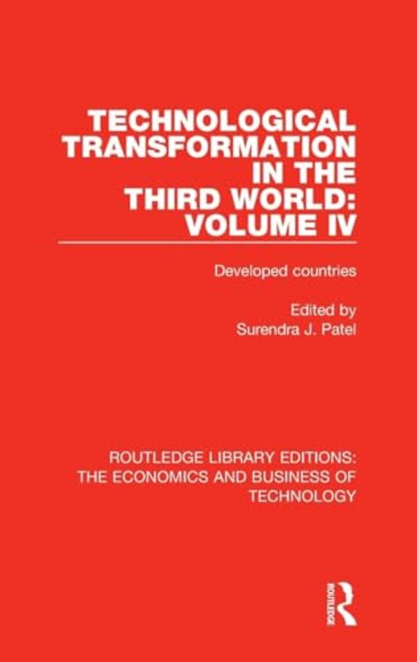 Technological Transformation in the Third World: Volume 4