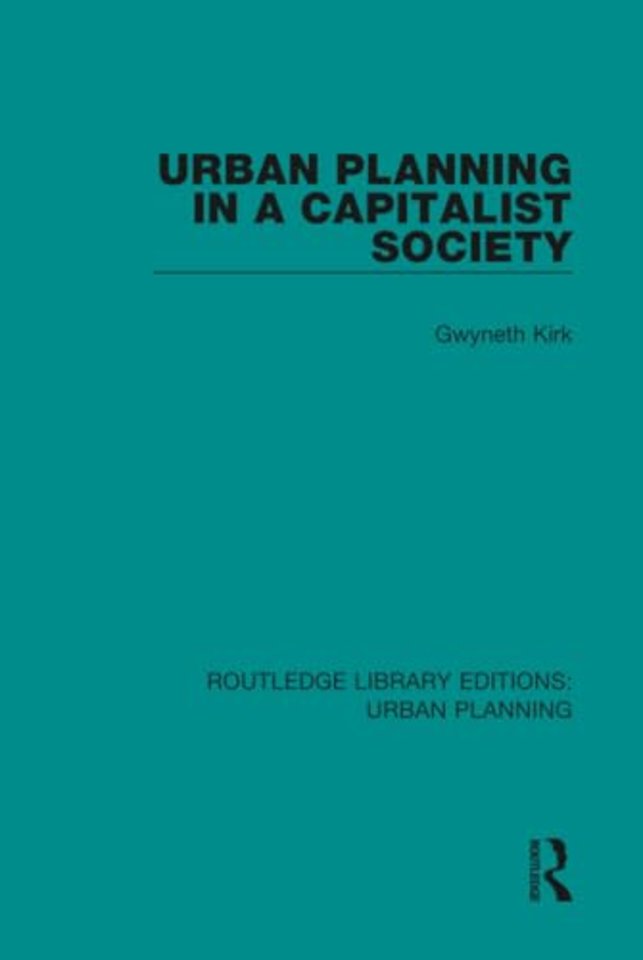 Urban Planning in a Capitalist Society