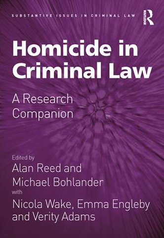 Homicide in Criminal Law