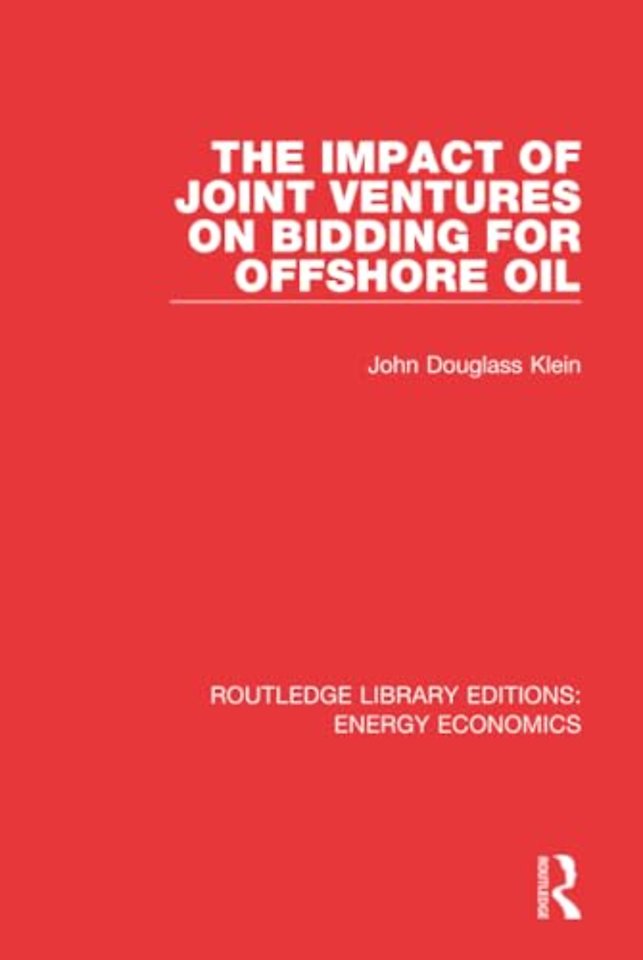 Impact of Joint Ventures on Bidding for Offshore Oil