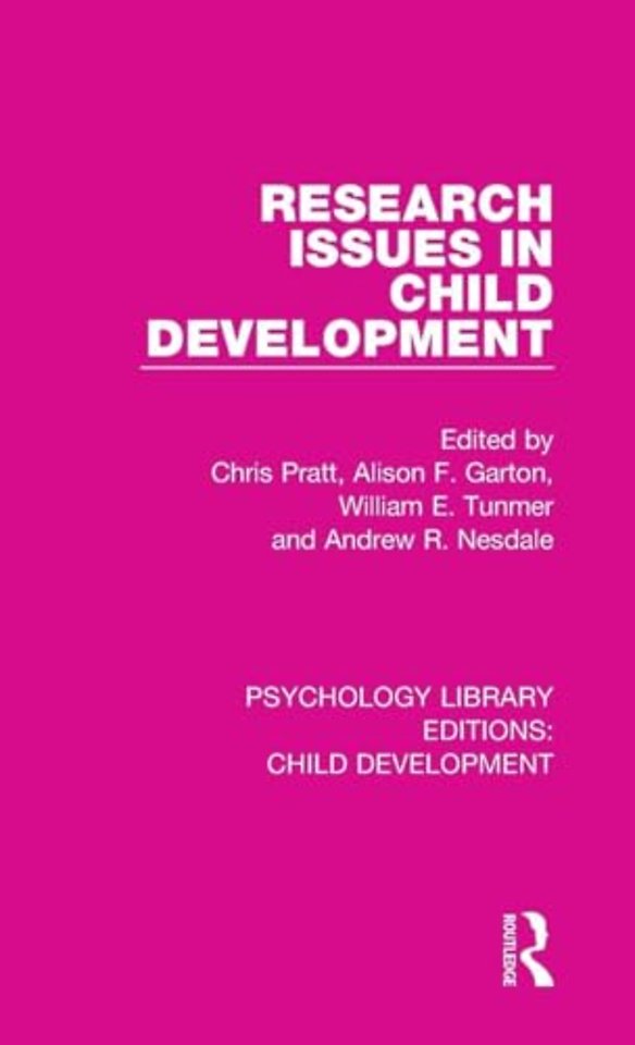 Research Issues in Child Development