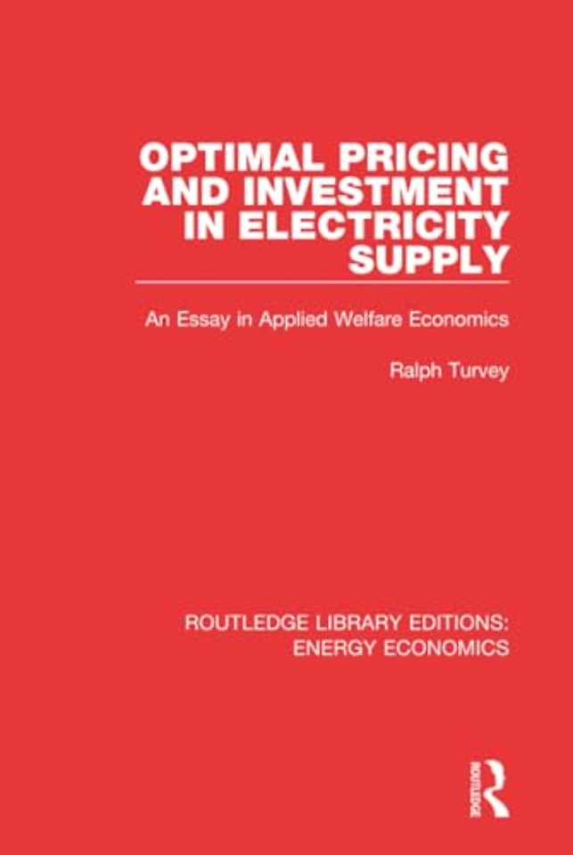 Optimal Pricing and Investment in Electricity Supply