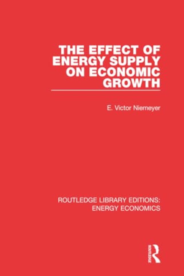 Effect of Energy Supply on Economic Growth