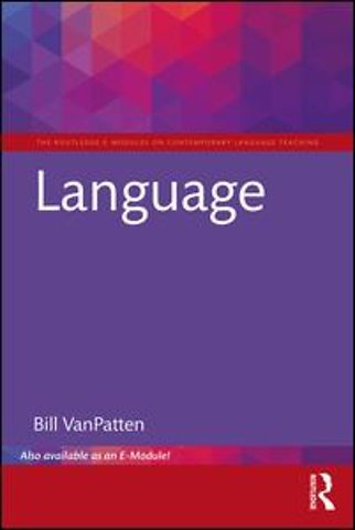 Routledge E-Modules on Contemporary Language Teaching