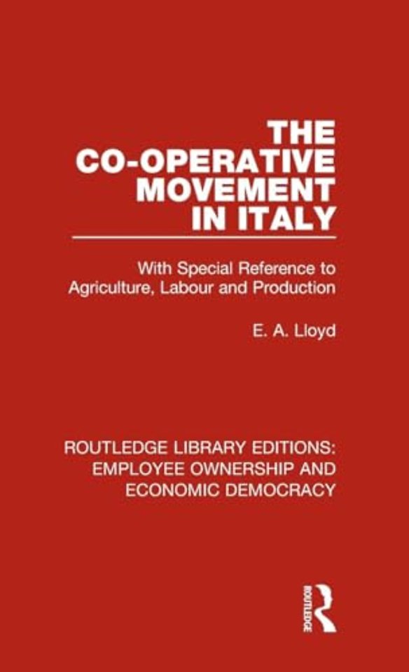 Co-operative Movement in Italy