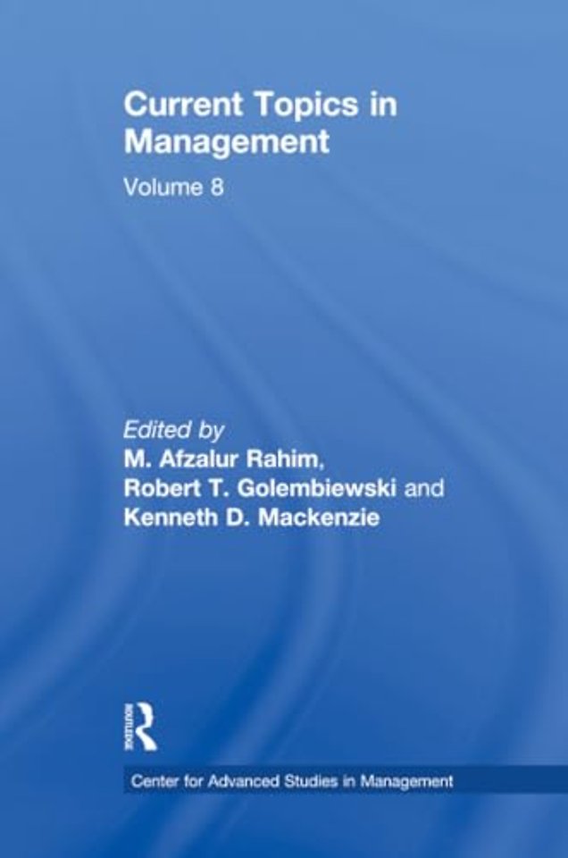 Current Topics in Management