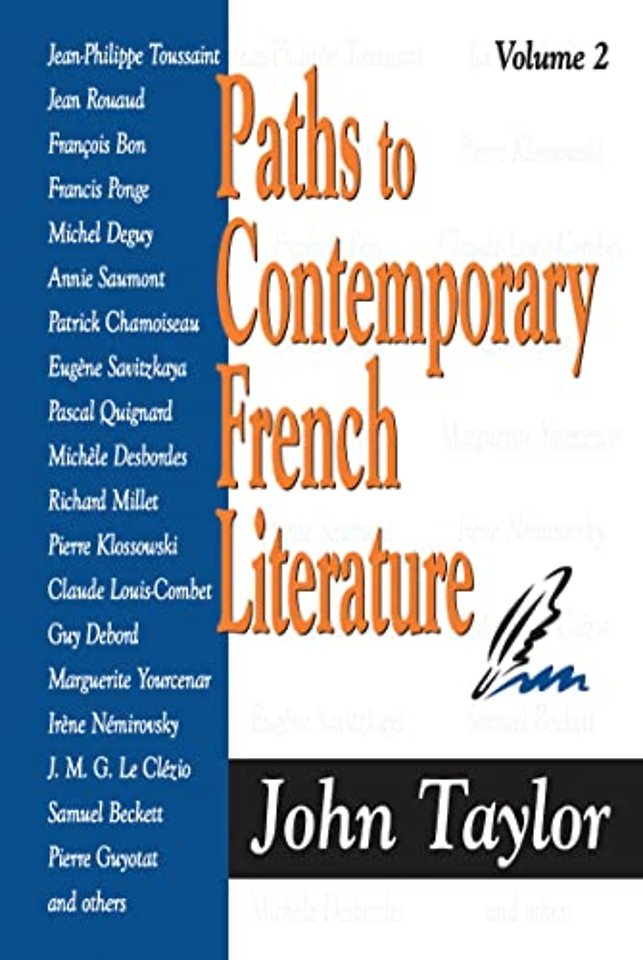 Paths to Contemporary French Literature