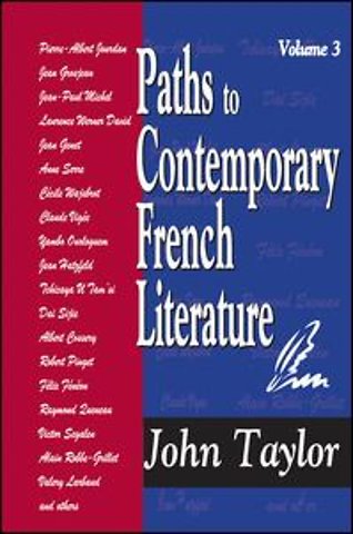 Paths to Contemporary French Literature