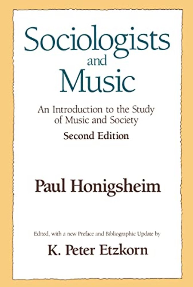 Sociologists and Music