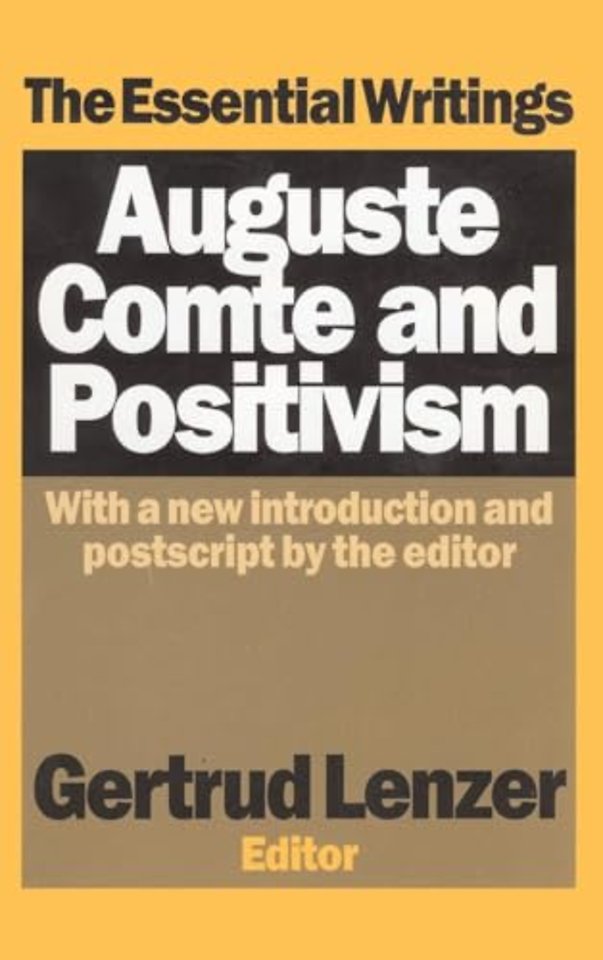 Auguste Comte and Positivism