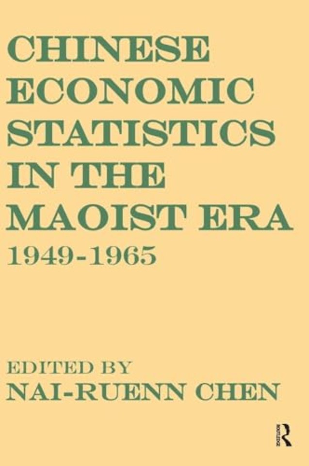 Chinese Economic Statistics in the Maoist Era