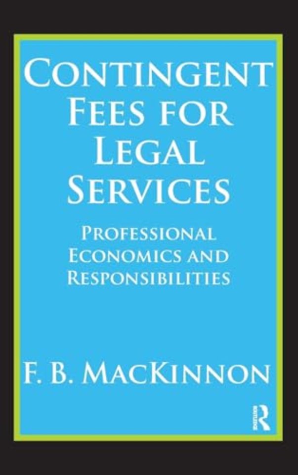 Contingent Fees for Legal Services