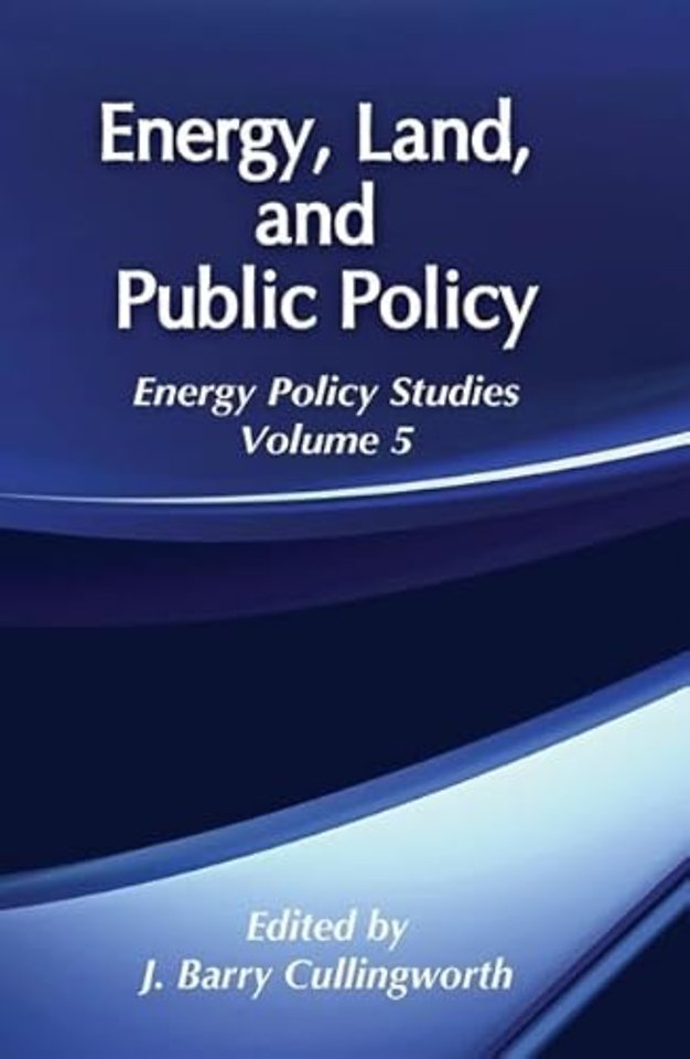 Energy, Land and Public Policy