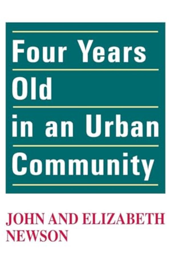 Four Years Old in an Urban Community