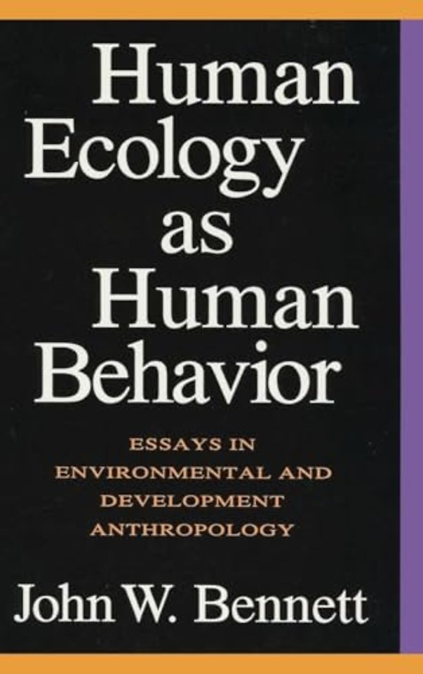 Human Ecology as Human Behavior